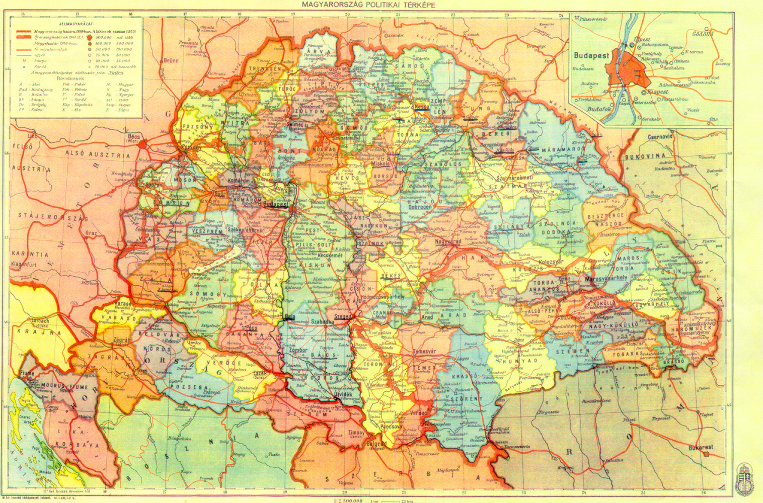 nagy magyarország térkép háttérkép Magyarország politikai térképe az 1918 as és 1941 es határokkal nagy magyarország térkép háttérkép